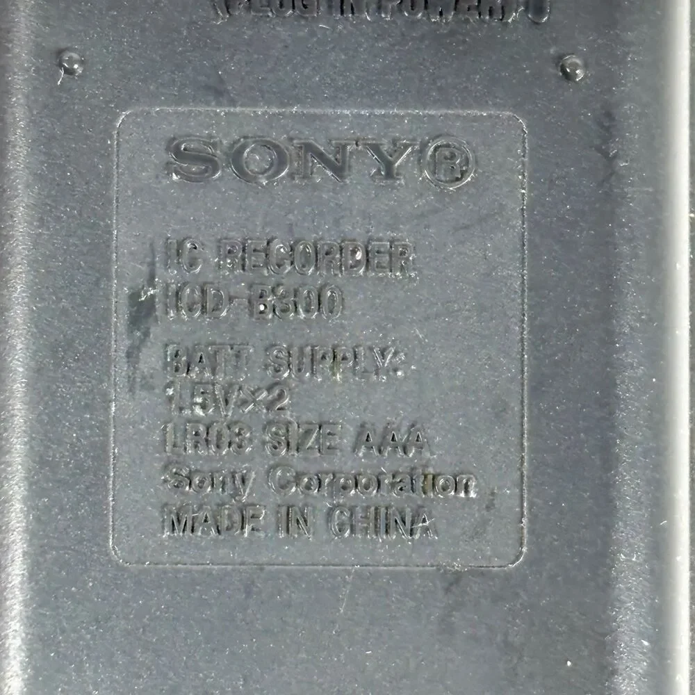 Sony ICD-B300 64 MB Handheld Digital Voice Recorder